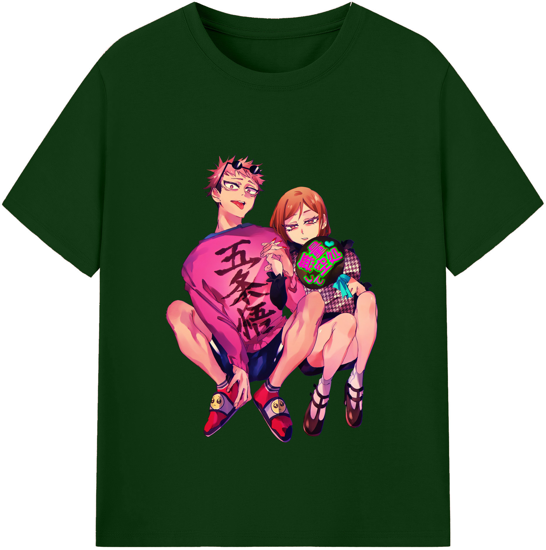 （画像用） 呪術廻戦 Jujutsu Kaisen 綿100％半袖Tシャツ（フロントプリント）